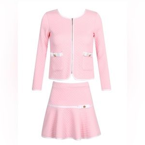 Girl’s Pink Skirt Suit